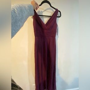 Amsale Purple Gown